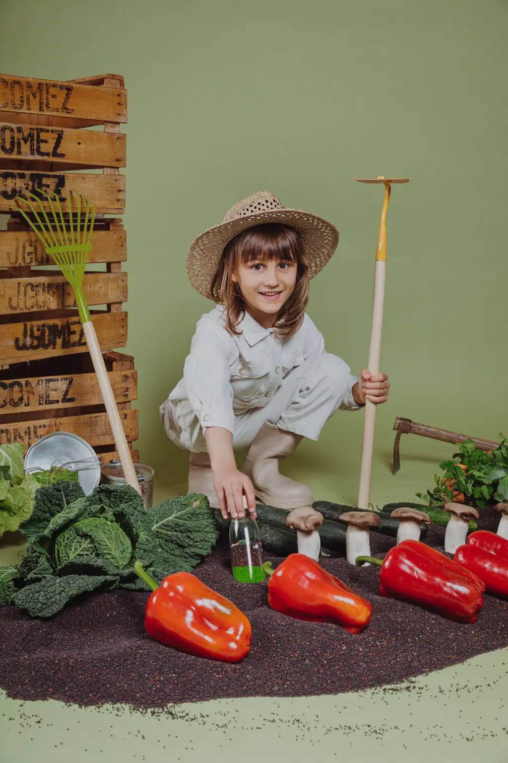 Botella sensorial, Learn Bottle Veggies - PETIT BOUM