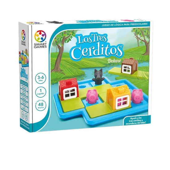 Los tres cerditos Deluxe, juego de lógica - Smart Games