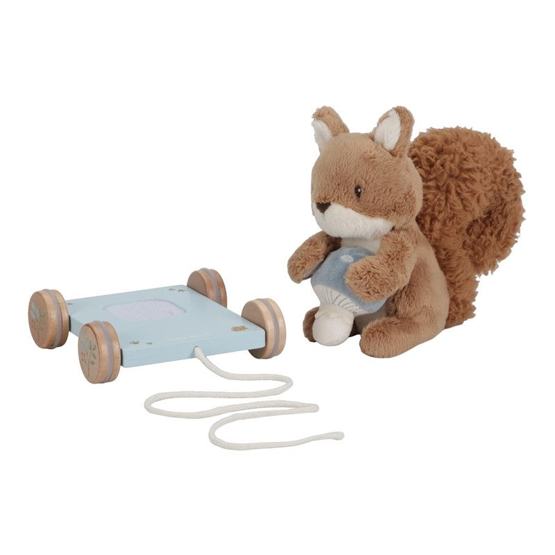 Arrastre Ardilla peluche Forest Friends - Little Dutch