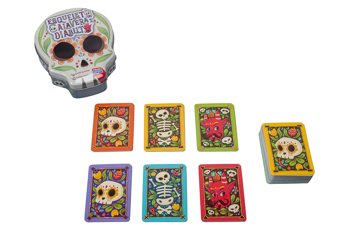Esqueleto, calavera y diablito - Falomir