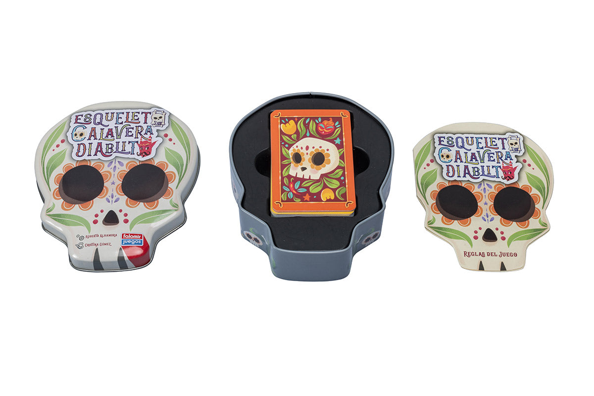 Esqueleto, calavera y diablito - Falomir