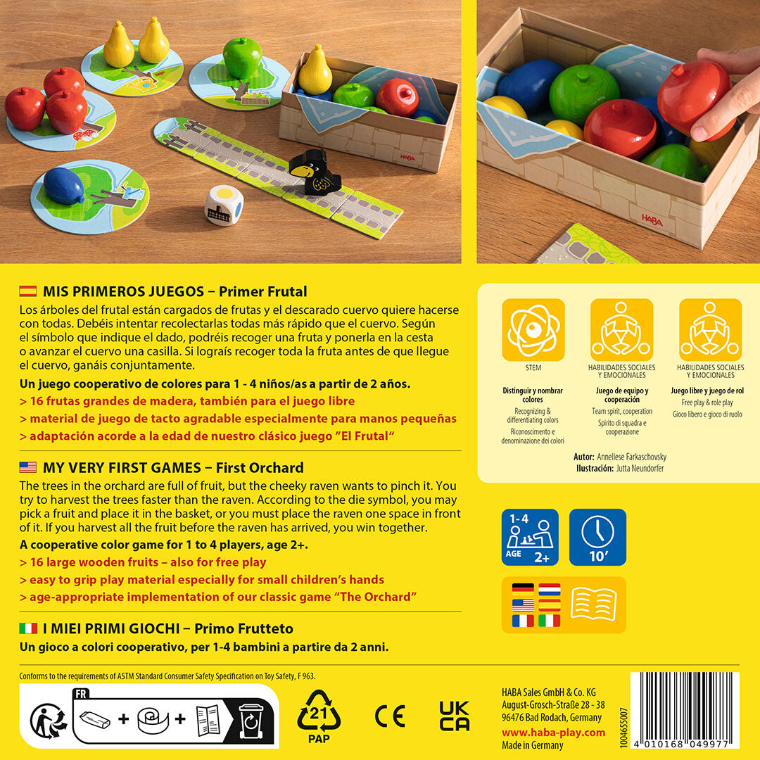 Mis primeros juegos, Primer frutal - Haba