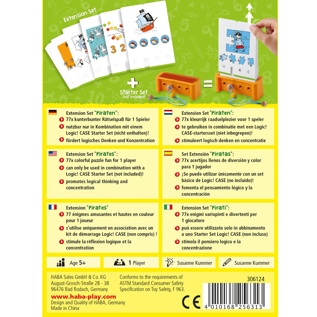 Logic! CASE Set de ampliación, Piratas 5+ - Haba