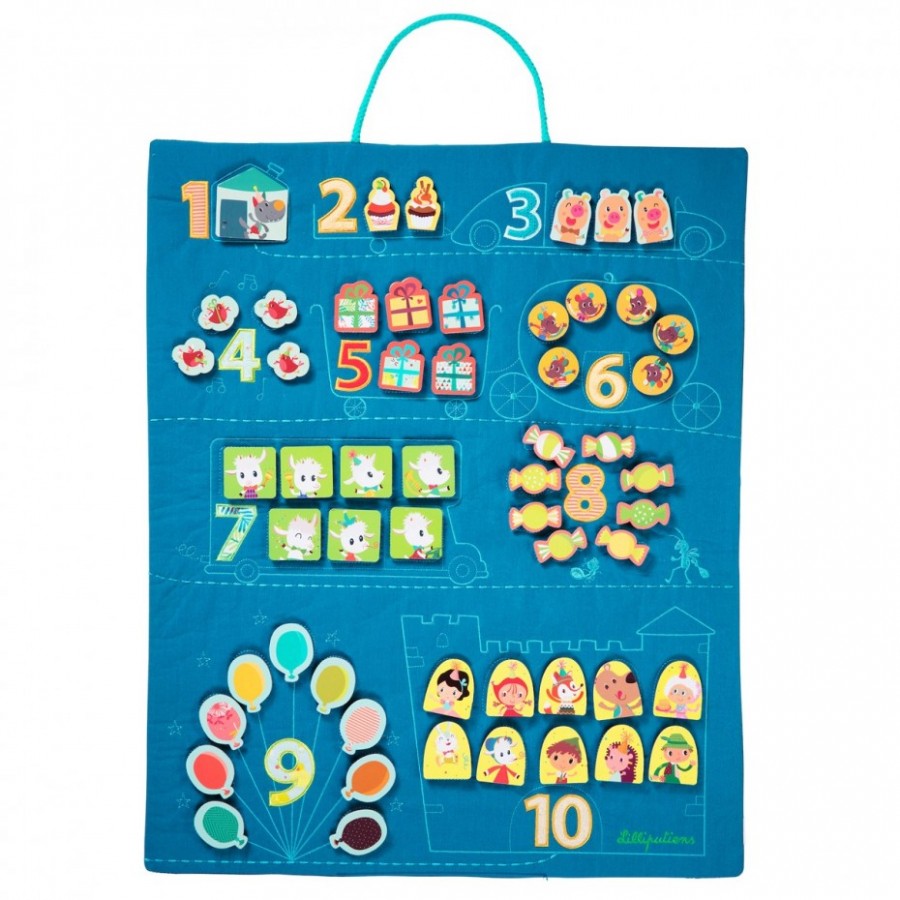 Panel para aprender a contar - Lilliputiens