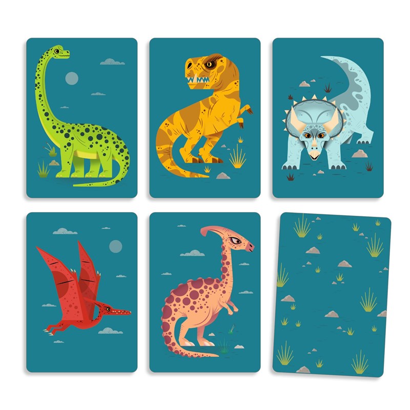 Juego de cartas, Dino Draft - Djeco