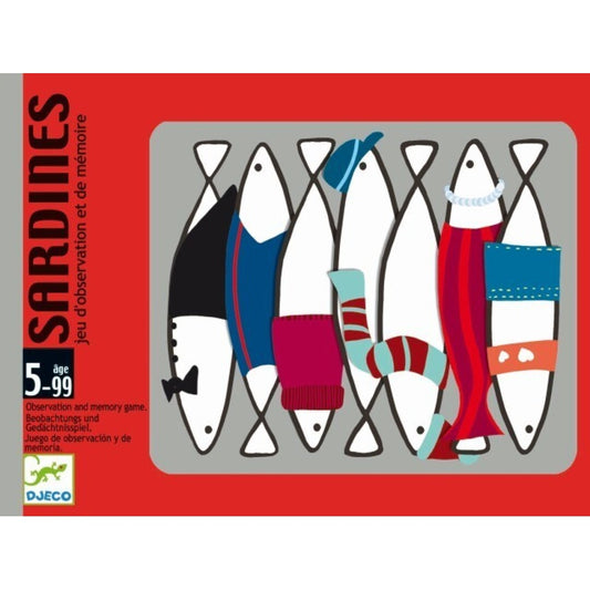 Juego de cartas, Sardines - Djeco