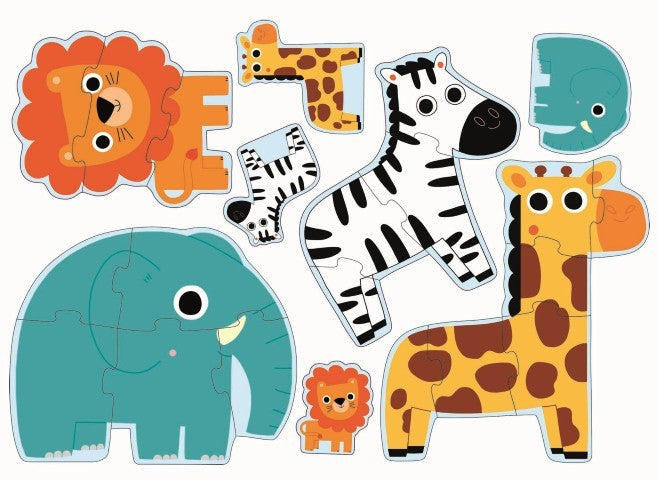 Puzzle evolutivo En la jungla - Djeco