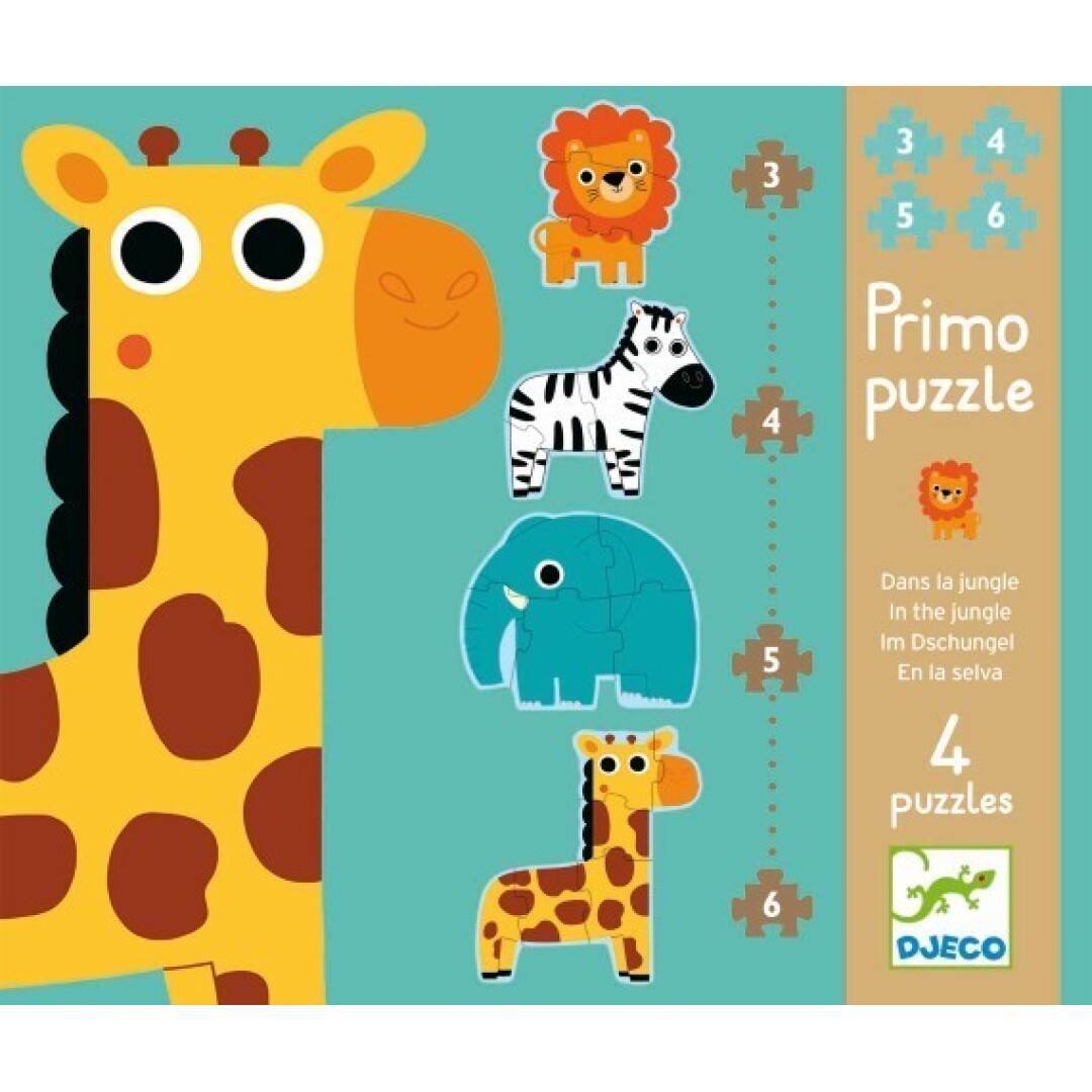 Puzzle evolutivo En la jungla - Djeco