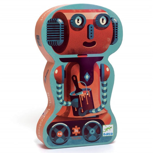 Puzzle silueta Bob el robot - Djeco