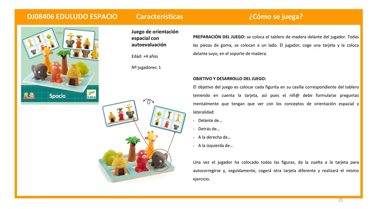 Eduludo Spacio, educativo - Djeco