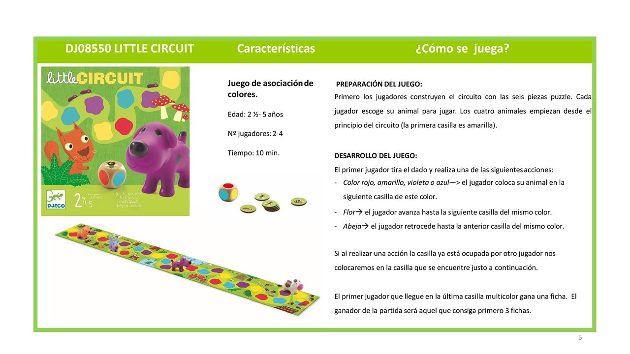 Juego Little Circuit - Djeco
