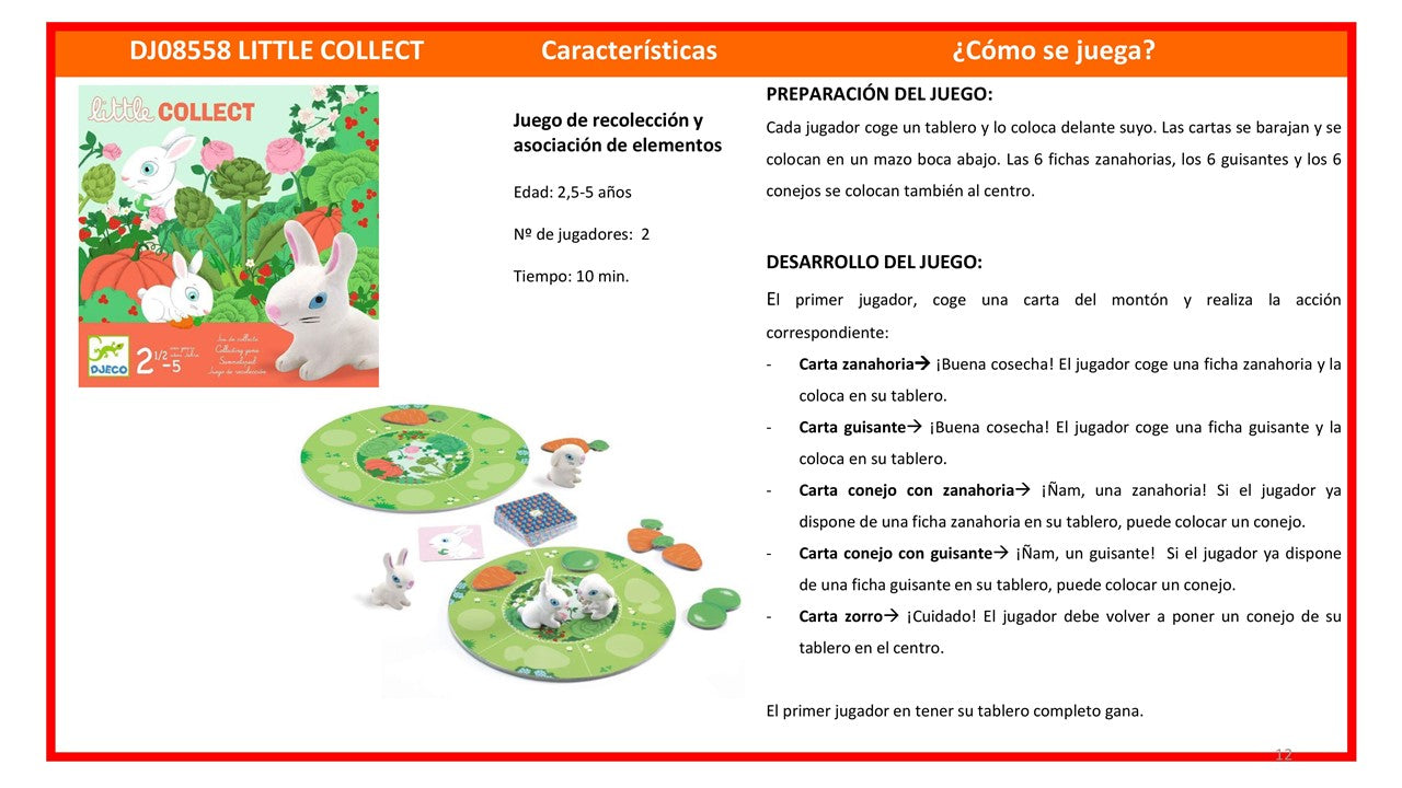 Juego Little Collect - Djeco