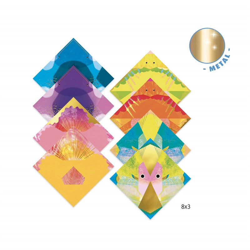 Papiroflexia Origami, Animales Marinos - Djeco