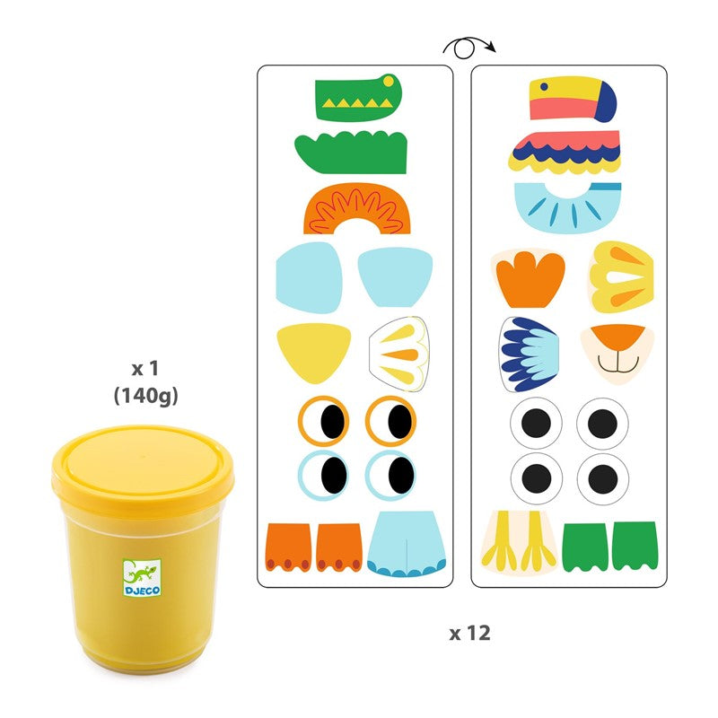 Plastilina, Plastianimales - Djeco