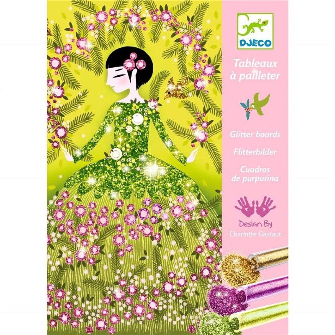 Cuadros purpurina, Vestidos - Djeco