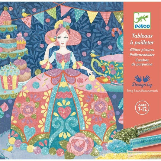 Cuadros purpurina, Día de ensueño - Djeco