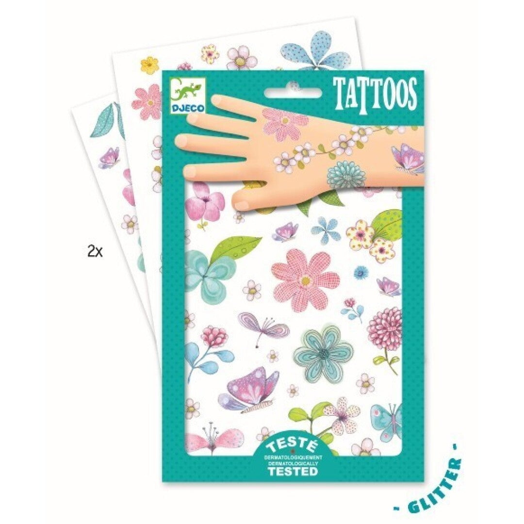 Tatuajes Flores campestres - Djeco