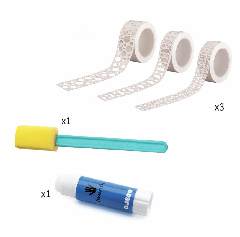 Pintura con cinta adhesiva, Es mágico - Djeco