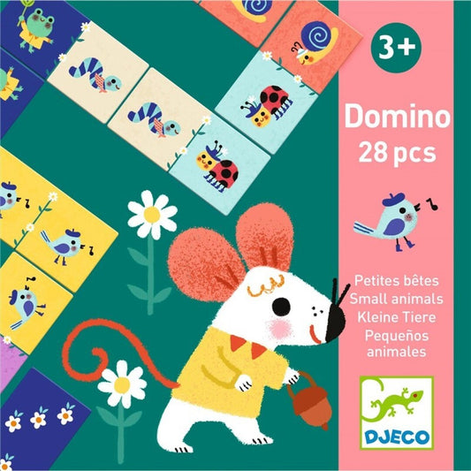 Domino Pequeños animales, educativo - Djeco