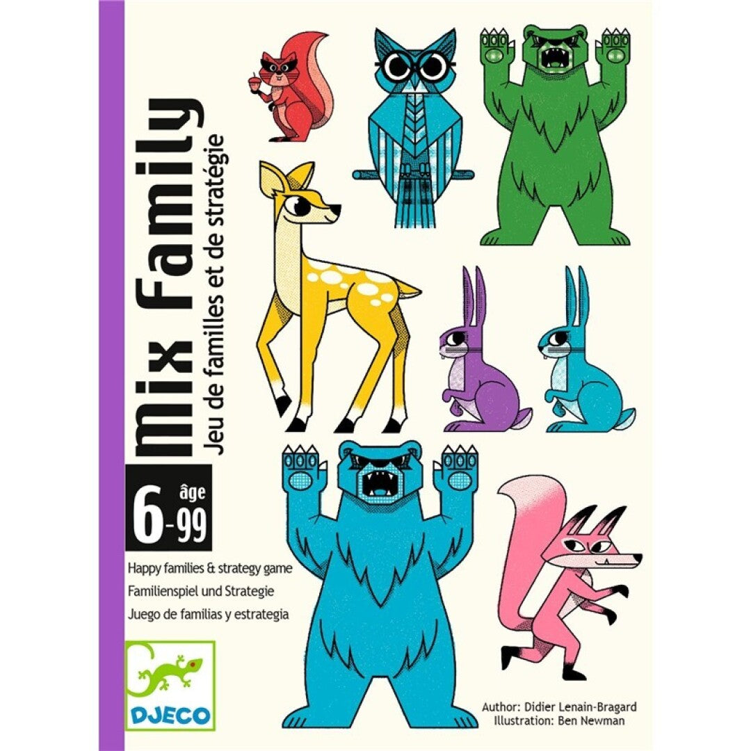 Juego de cartas, Mix Family - Djeco