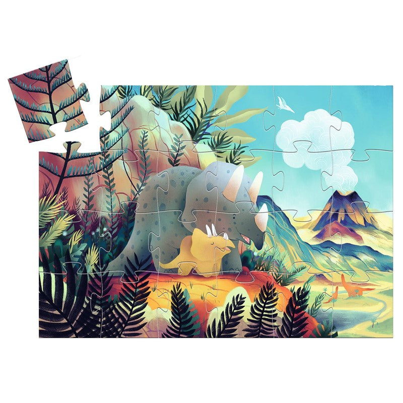 Puzzle silueta Teo el dinosaurio - Djeco