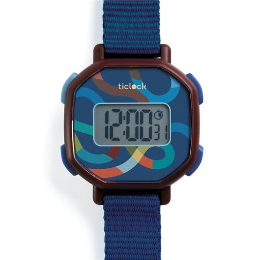 Reloj digital Blue Volute - Ticlock by Djeco