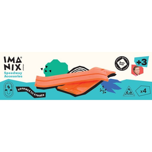 Imanix pista rampa 4 piezas - Braintoys