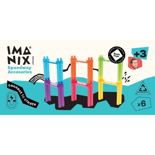 Imanix pista columnas 6 piezas - Braintoys
