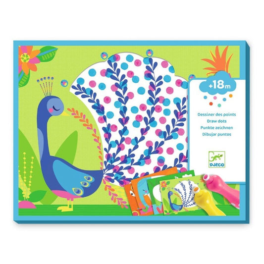 Pintura colorear, ¡Y punto pelota!  - Djeco