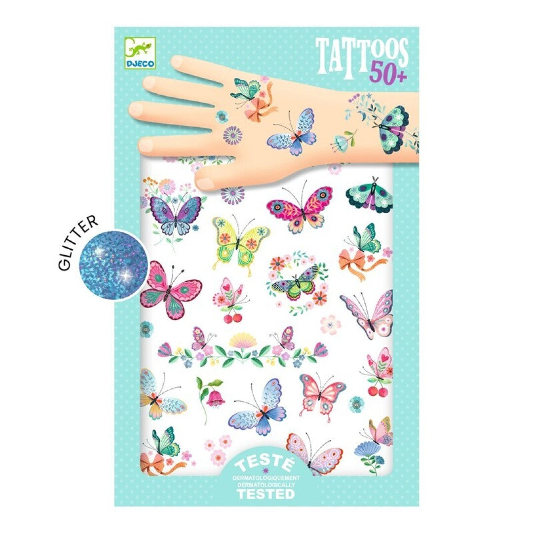 Tatuajes Mariposas de ensueño - Djeco