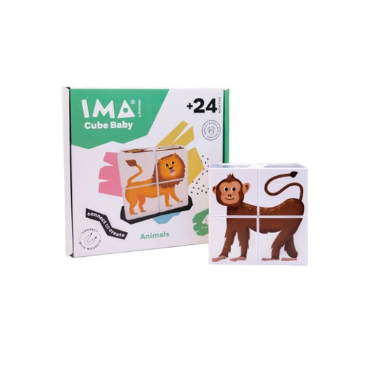 Ima Cube Baby animales 4 piezas - Braintoys