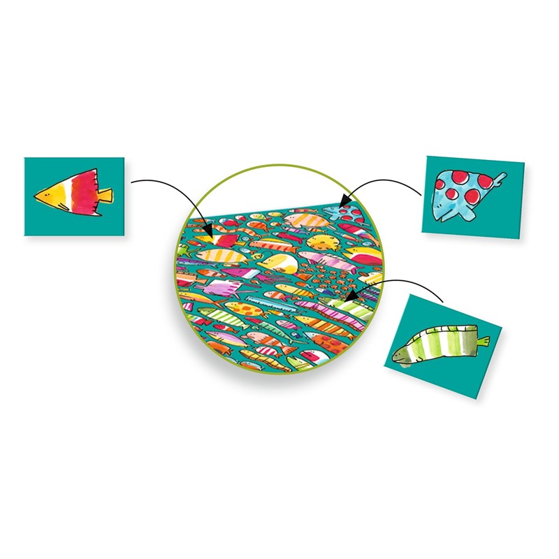 Juego de observación, Fishy Fish - Djeco