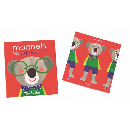 Juego magnético expresiones Popipop - Moulin Roty