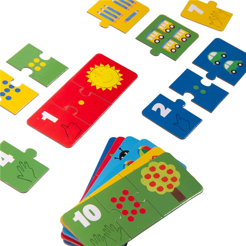 Puzzle números Popipop (30 piezas) - Moulin Roty