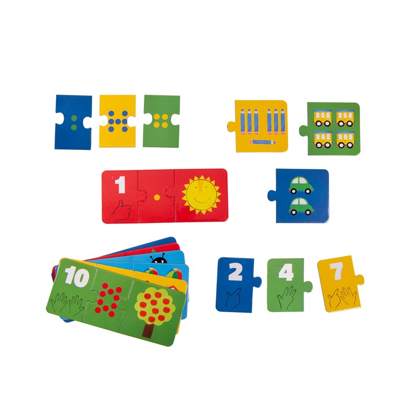 Puzzle números Popipop (30 piezas) - Moulin Roty