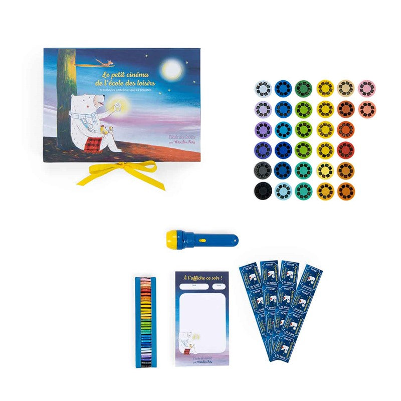 Caja de Cine luxe (32 discos) Escuela del Ocio - Moulin Roty