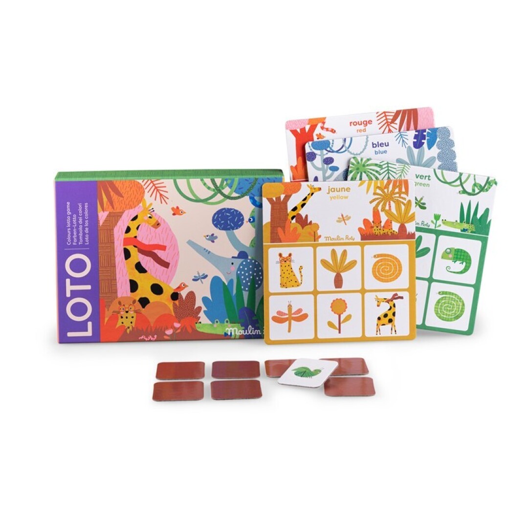 Loto de los colores Toupitis - Moulin Roty