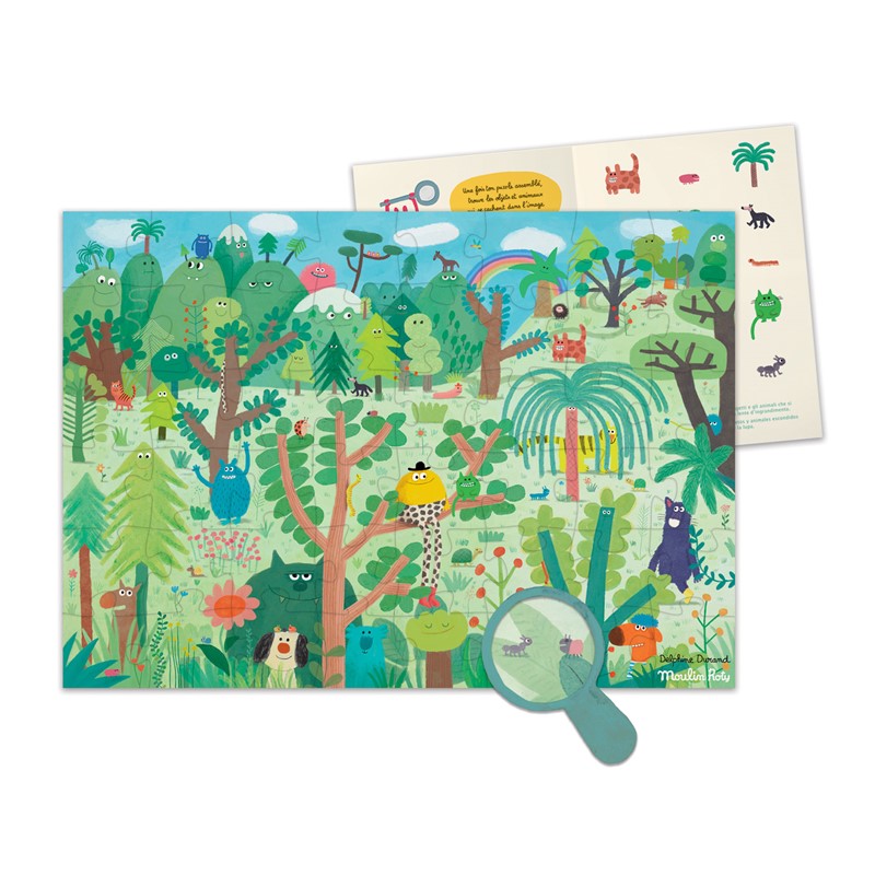 Puzzle La tierra maravillosa (48 piezas) Schmouks - Moulin Roty