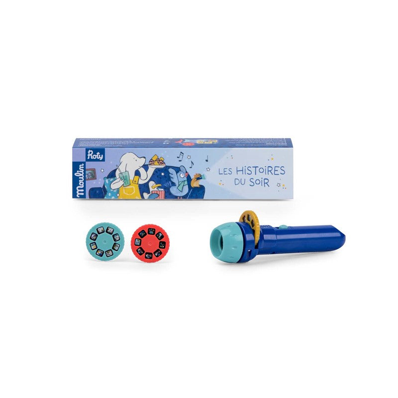 Linterna proyector de historias Puce & Pilou- Moulin Roty