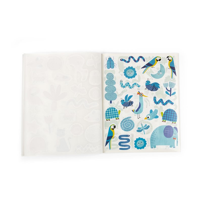 Cuaderno de pegatinas reposicionables Toupitis - Moulin Roty