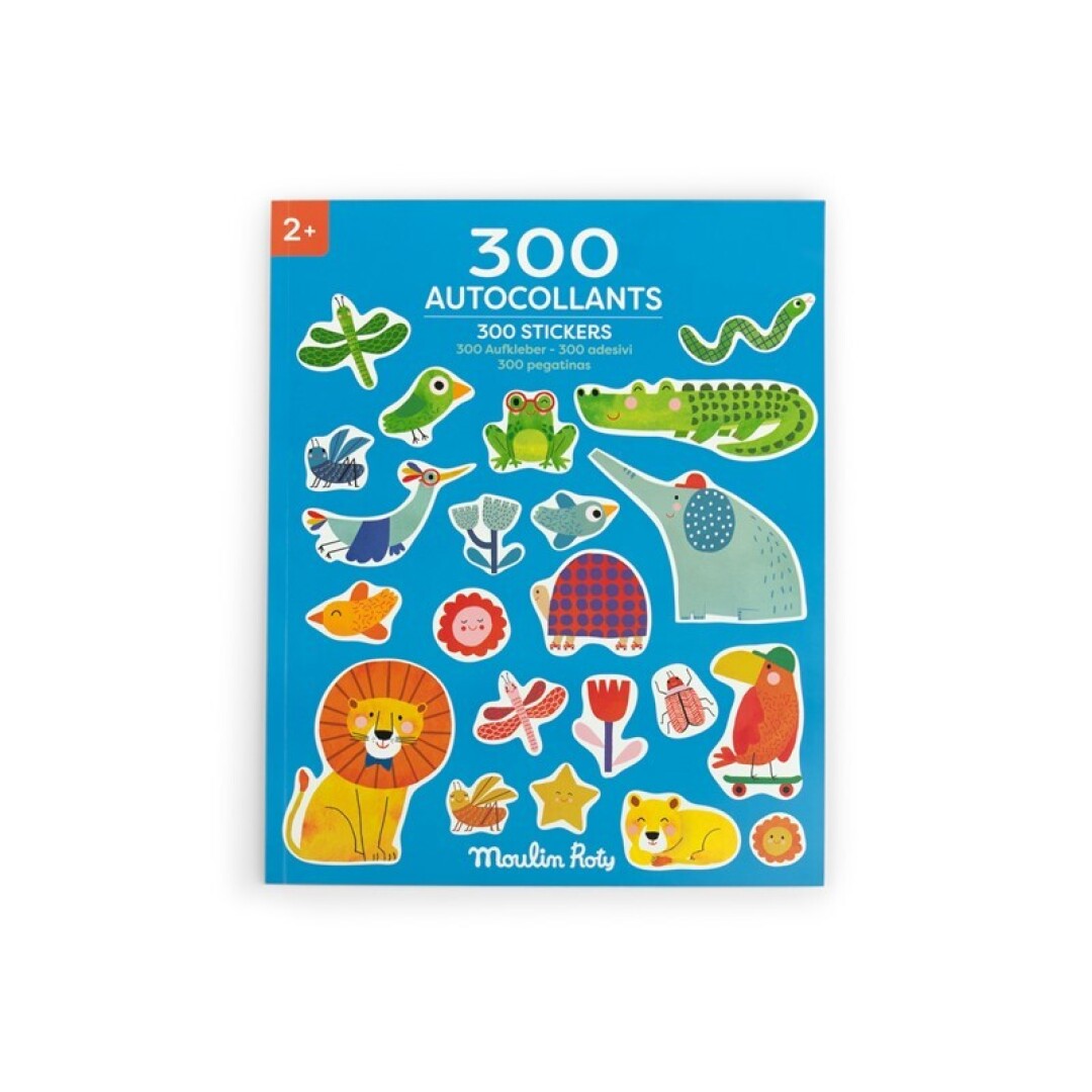 Cuaderno de pegatinas reposicionables Toupitis - Moulin Roty