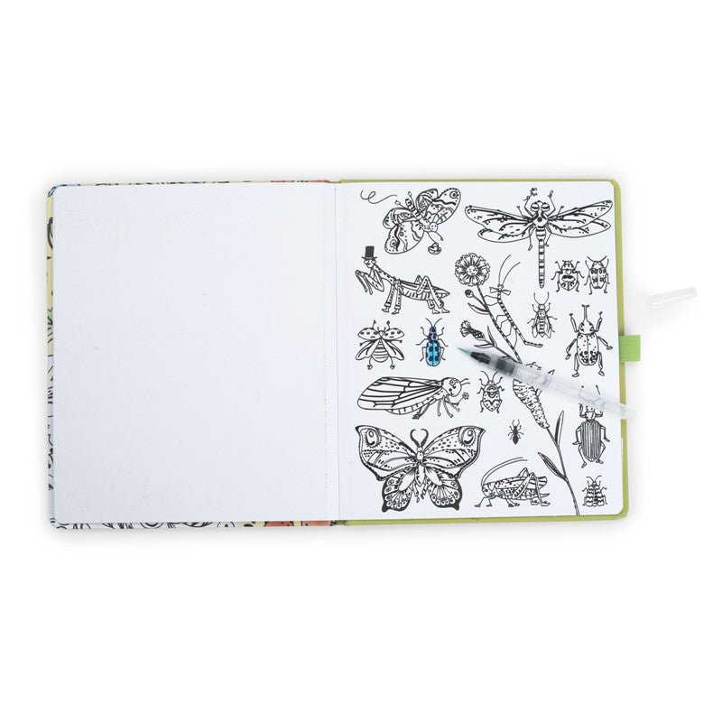 Cuaderno acuarela mágica El Jardín - Moulin Roty