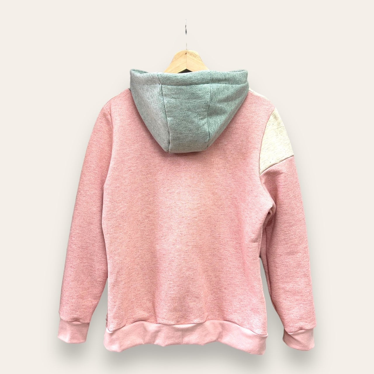Sudadera de Lactancia con capucha, rosa, verde, motitas