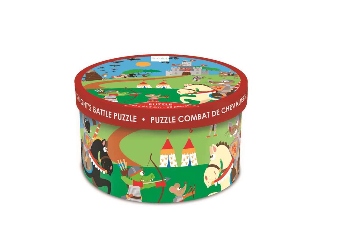 Puzzle Caballeros 60 piezas - Scratch