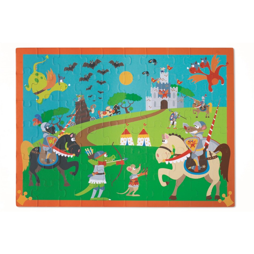 Puzzle Caballeros 60 piezas - Scratch