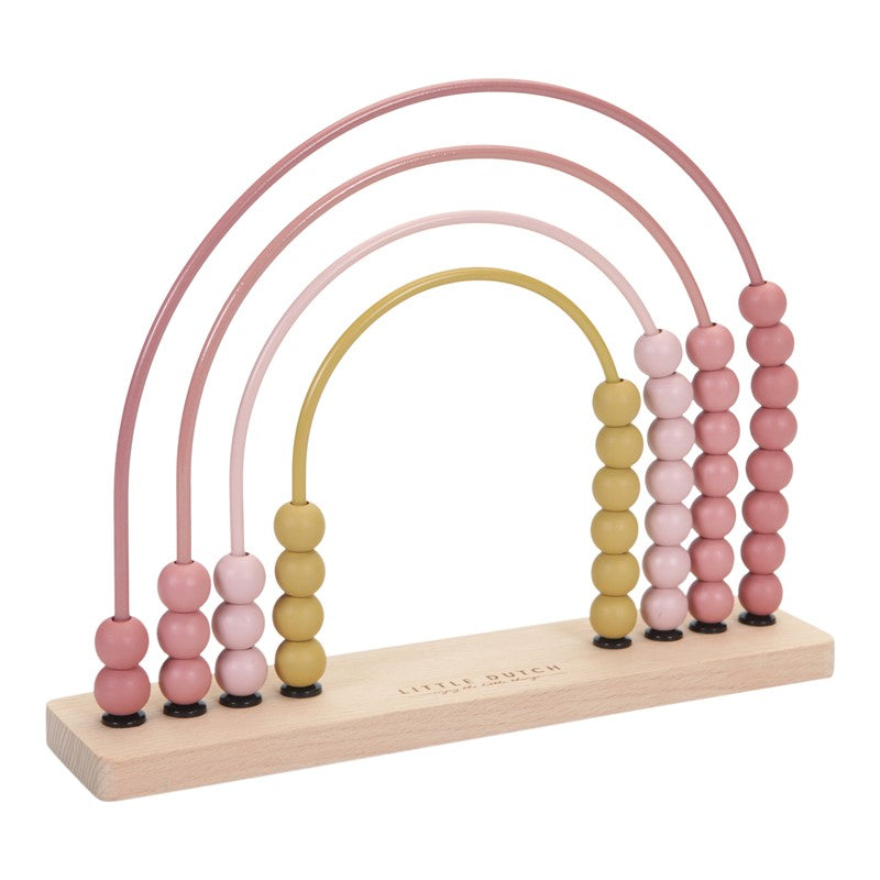 Ábaco arcoíris rosa - Little Dutch