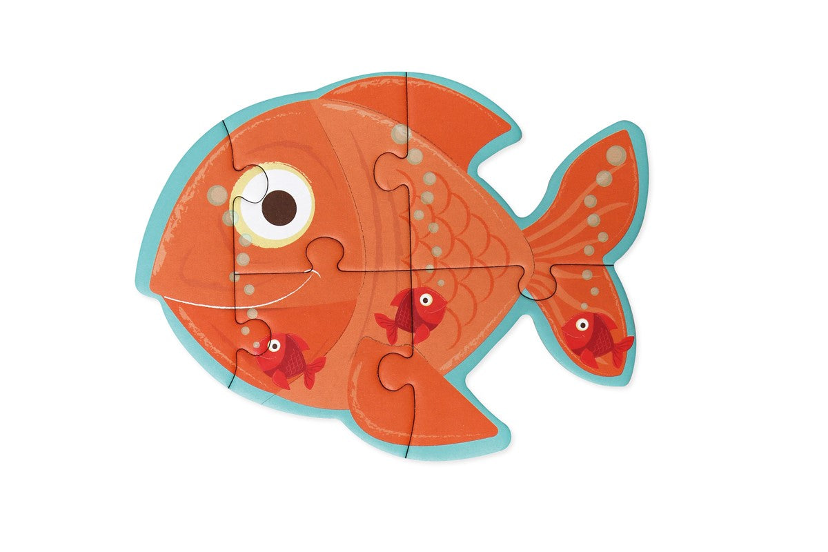 5 puzzles evolutivos, Océano - Scratch