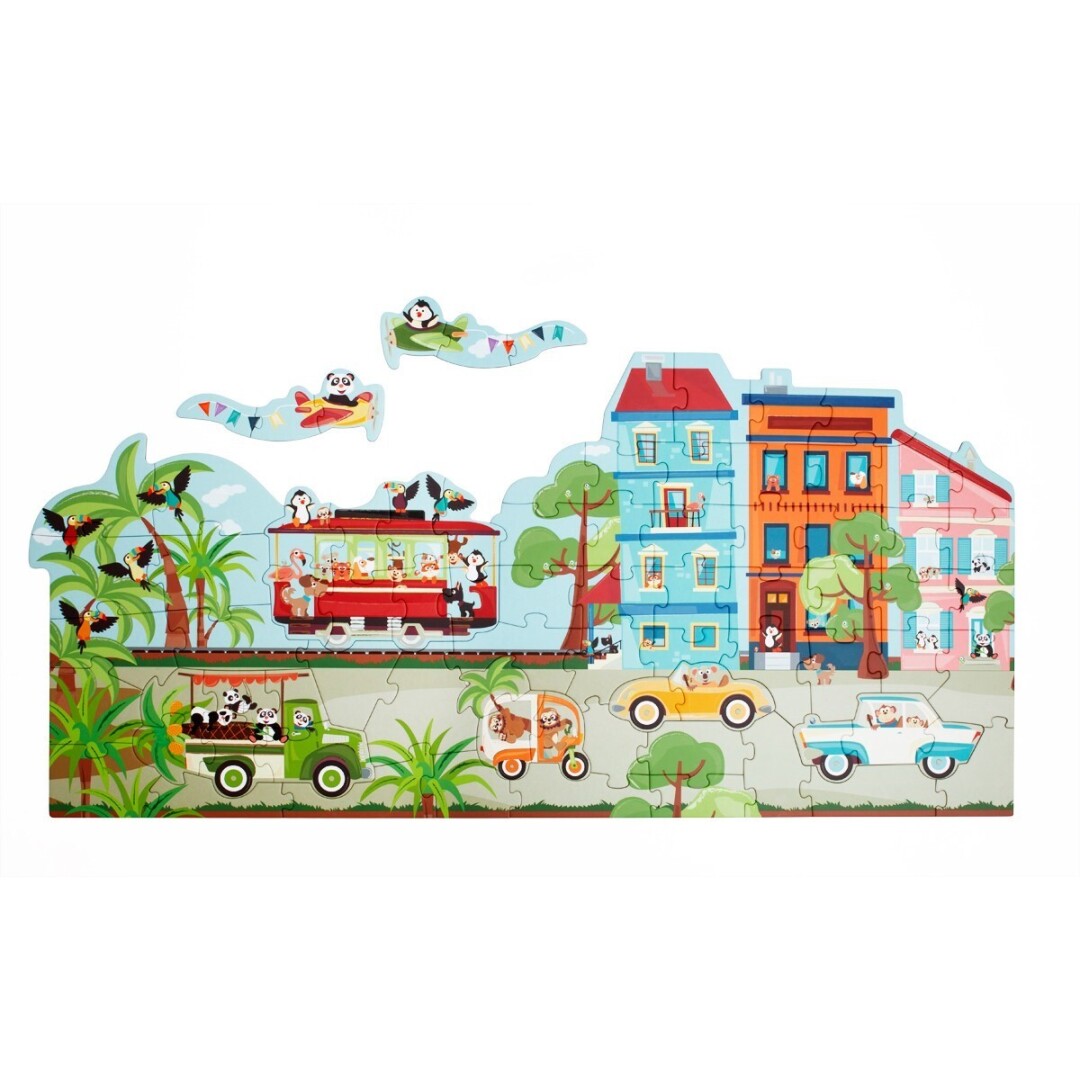 7 puzzles evolutivos, en la carretera - Scratch