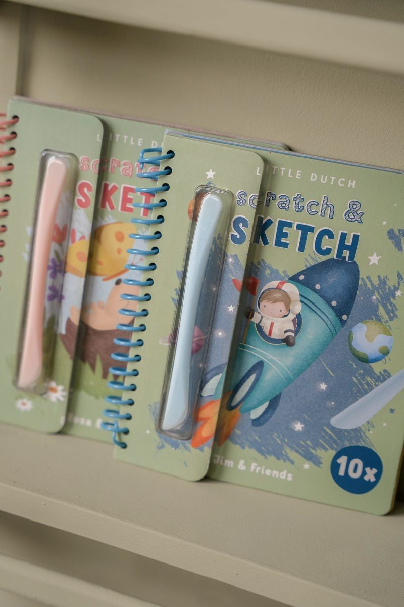 Libro de rascar Jim & Friends - Little Dutch