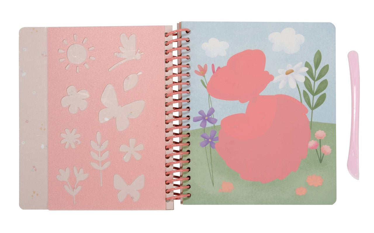 Libro de rascar Rosa & Friends - Little Dutch